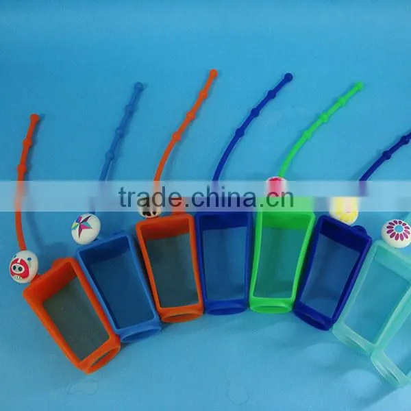 New Silicone Bottle Holder , Colorful Silicone Case for Empty Sanitizer Container