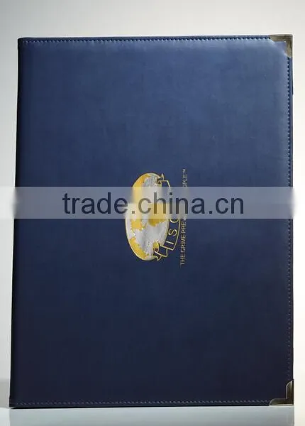 Newest A4 Certificate Frames Leather Material Certificate Frames Custom Made A4 Certificate Frames With Hot Stamp/debossed Logo photo-3