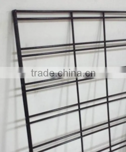 2015 Hot Sale Multifunctional Black Wire Mesh Slat Grid Display Panels photo-2