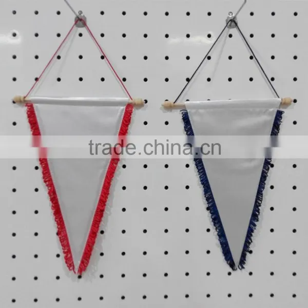 Pennant With Colored Fringe and Wooden Pole photo-3