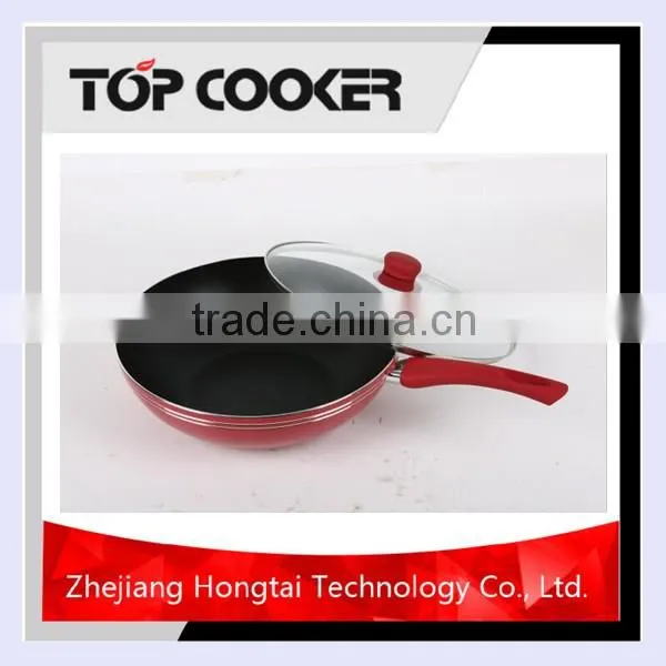 Color Pressed Non Stick Coating Wok photo-2