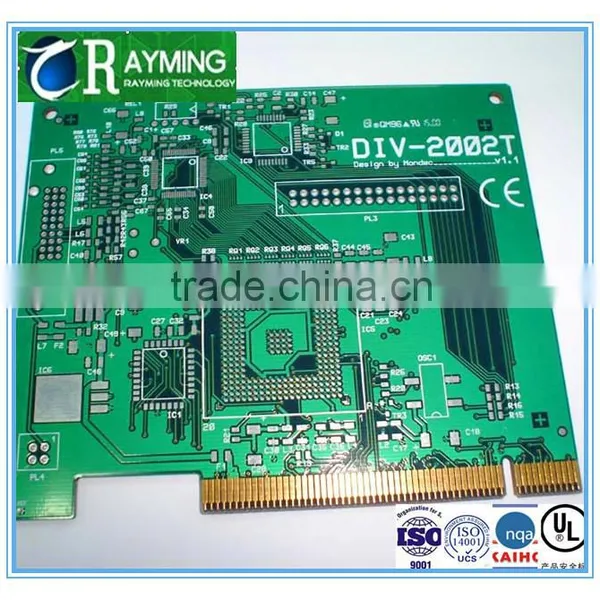Round Shape Red Soldermask 6 Layers Pads Pcb photo-5