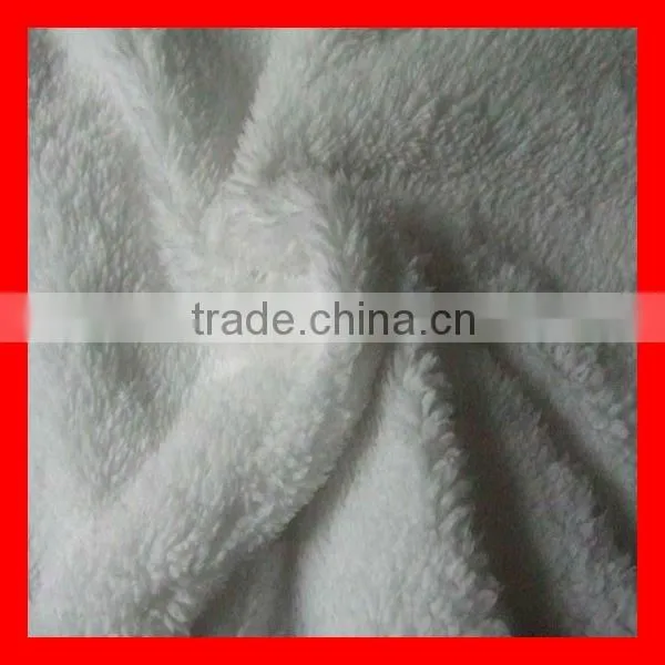 Polyester Solid Velboa Fabric