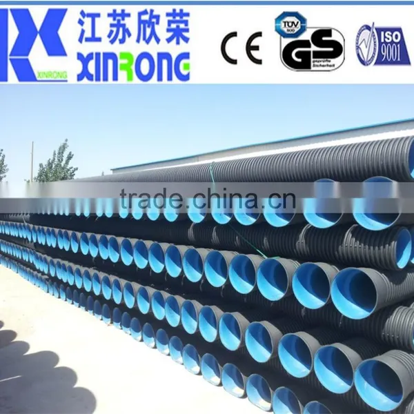 China Manufacturer Double Wall Corrugated Hdpe Pipe Machine photo-3