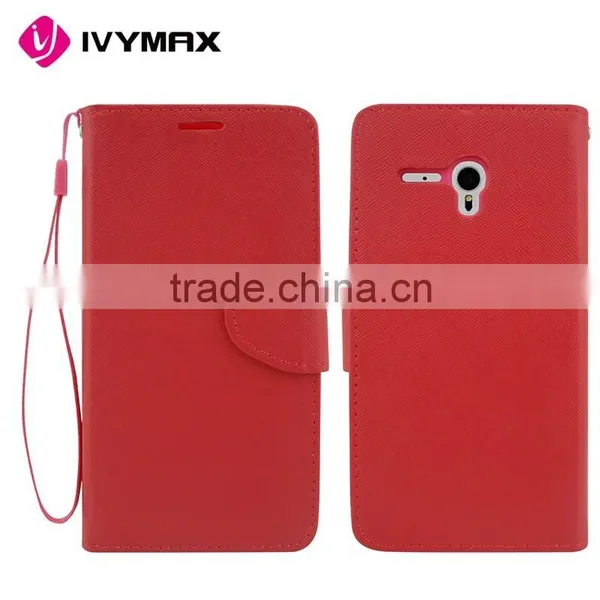 Free Samples Wallet Cases for Alcatel OT5054N pu Skin Cover