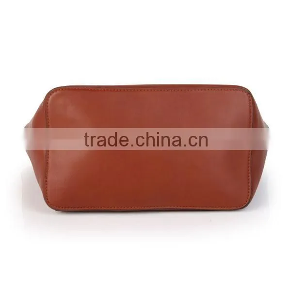 Factory Wholesale Women pu Leather Lady Tote Bag photo-4