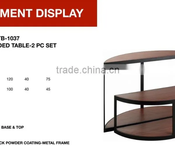 Combinable Metal Steel Frame Round Retail Display Table photo-2