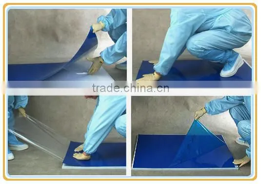 Colorful 30 Layer Disposable Sticky Mat for Cleanroom Use photo-5