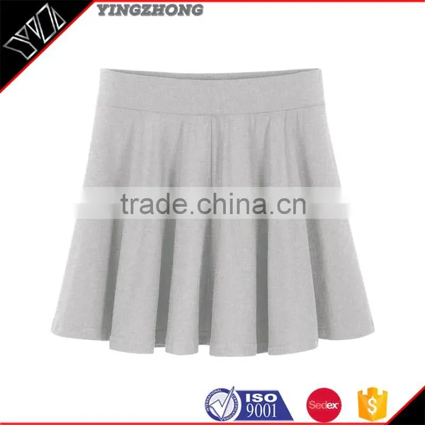 The Exposed Lined With Short Skirt,ladies Wave 100% Cotton Ladies Skirt