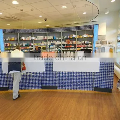 HOT Shop Counter Design From Decorative Tempered Glass Panel Price photo-3