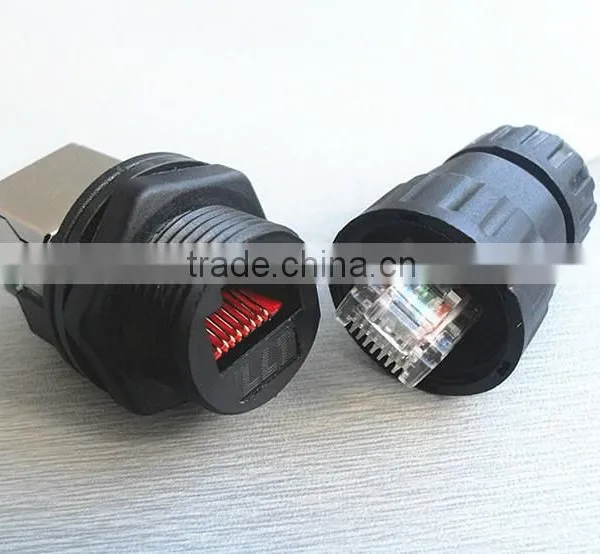 8P8C Quality Field Installable Panel Mounting RJ45 Connector photo-4