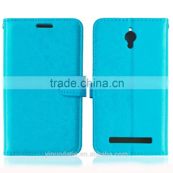 Hot Sale PU Leather Mobile Phone Flip Wallet Kickstand Case for ASUS Zenfone C ZC451CG photo-2