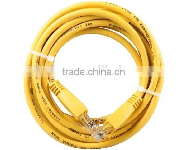 Pure Copper UTP 4 Pairs Twisted Cat5e Cat6 Patch Cord With 0.5m 1m 3m