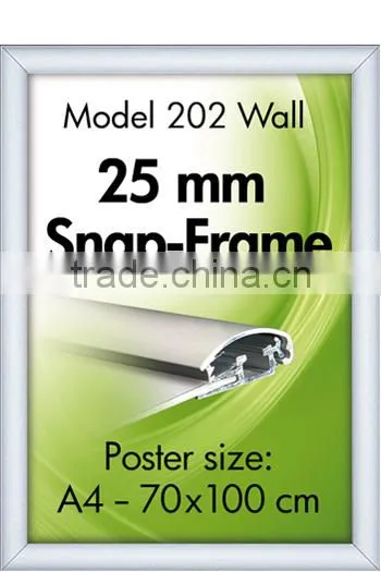 Customized 25mm Aluminum Photo Frame, Hanging Poster Frame, Snap Frame photo-2