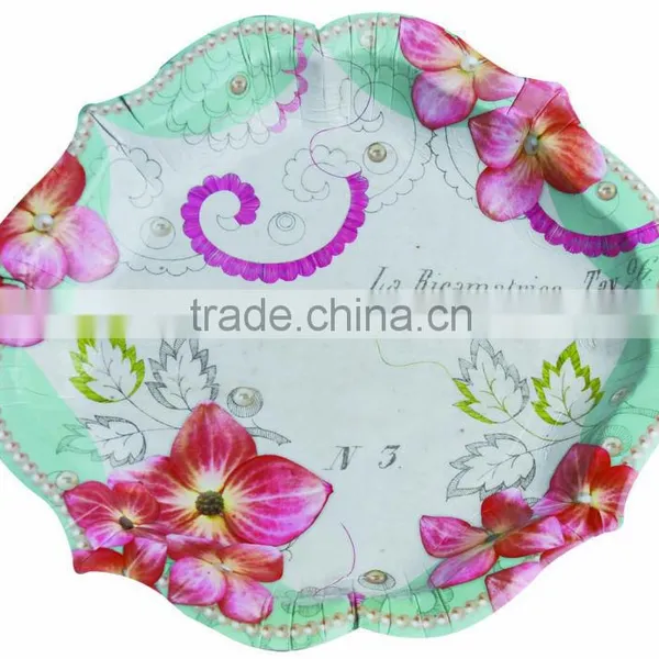 10" 400gsm Opp Lamination Printing Paper Plates photo-2