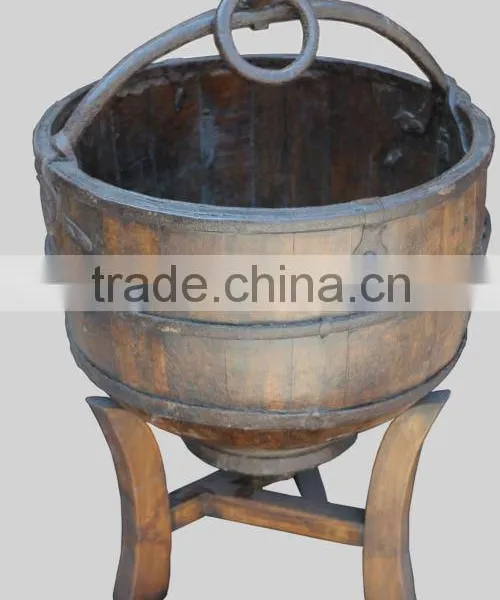 Antique furniture-Windlass Bucket