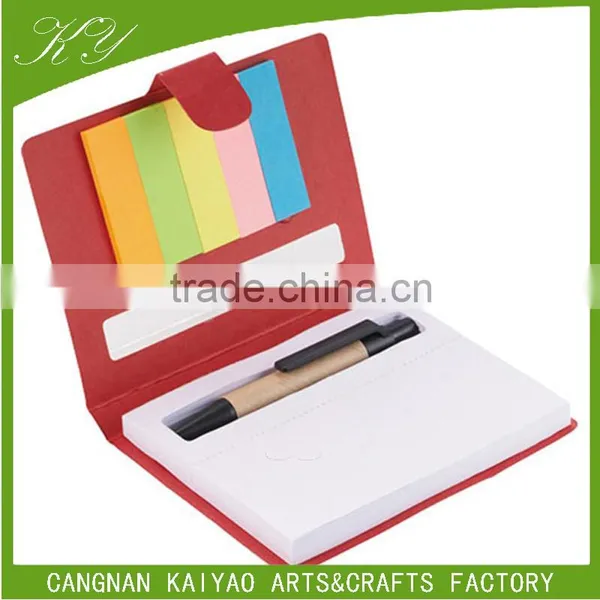 Kraft Paper Cover Assorted Sizes Combined Sticky Note Set photo-6