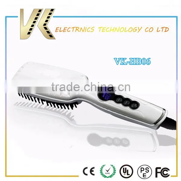 Showliss Lcd Screen Hair Straightener Comb Professional Flat Irons Straightening Comb photo-3