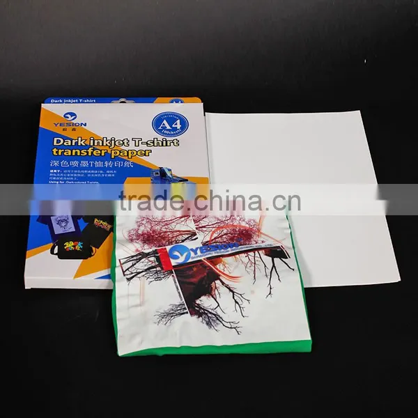Yesion A4 A3 Inkjet Heat Transfer Printing Paper For 100% Cotton T-shirts photo-4