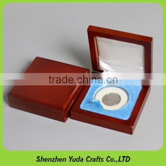 Popular Wooden Collection Box With Flannelette, Wholesale MDF Coin Box for Collection photo-2