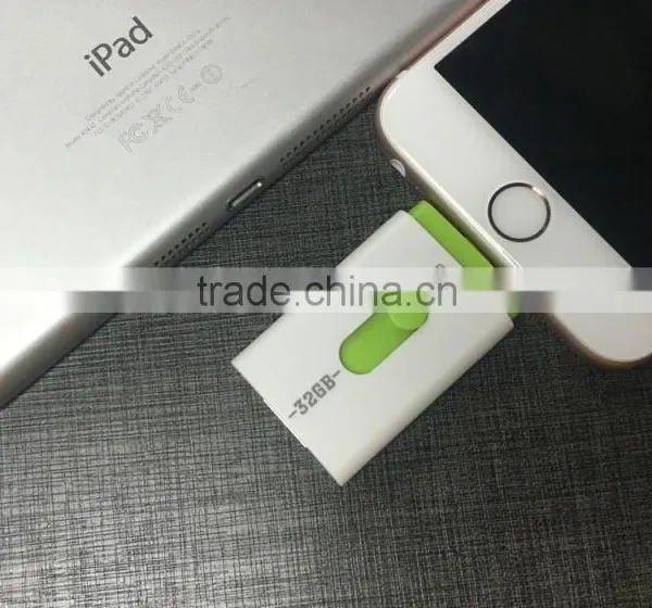 The Top Hot Selling 3 in 1 Otg Usb Drive for Apple Iphone 6s Usb Flash Drive Otg ,mobile Phone Usb Flash Drive photo-4