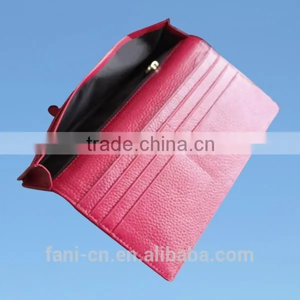 Chinese Designer Design Genuine Leather Clutch Purse for Ladies With Luxury Appearance photo-2