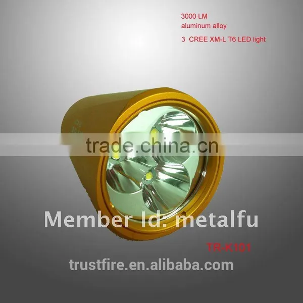 TrustFire TR-K101 3000 Lumen 5-mode Memory Golden Led Flashlight photo-5