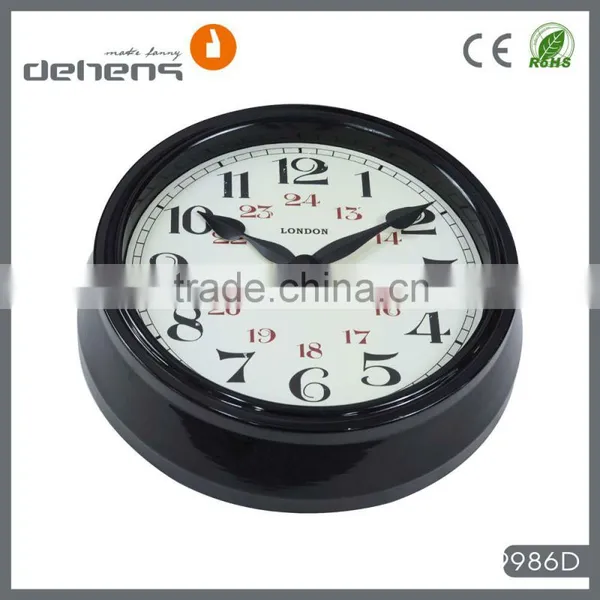 DEHENG 14 Inch Antique Decorative Colorful Wall Clock photo-4