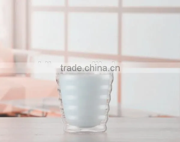 Hand Made Double Wall Juice Cup Double Wall Drinking Glass Double Wall Milk Cup photo-4