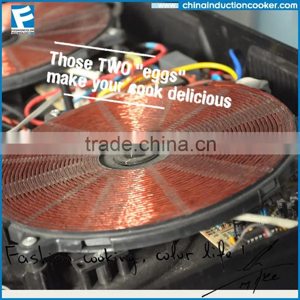 Table Top Multi-function Double Burners Commercial Induction Cooker photo-3