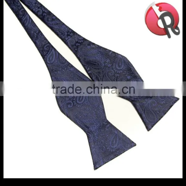 Silk Material Pattern Bow Tie photo-3