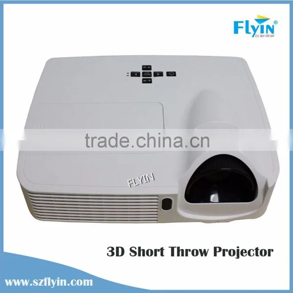 FLYIN Perfect School Classroom Education Projector 1080p 3D Led Short Throw Projector Mini Data Show Holographic Projector photo-3