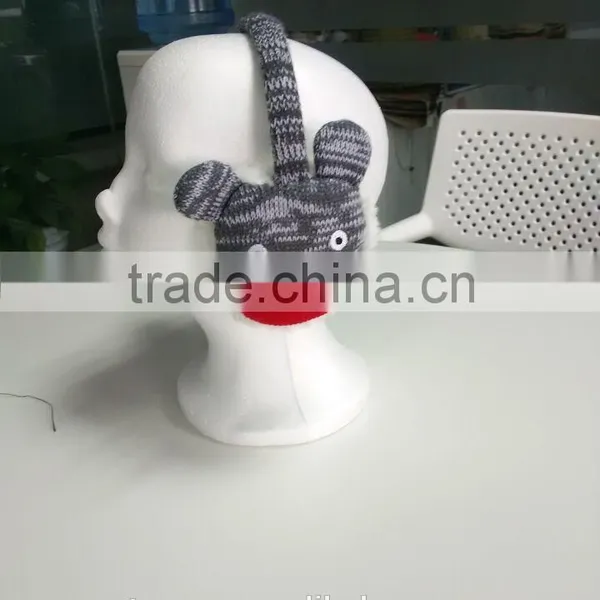 Winter Fashionable Warm Knitted Earmuff Kids photo-5