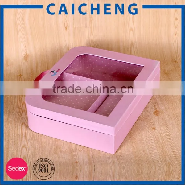 Exquisite Clear Plastic Cardboard Suitcase Baby Gift Box photo-2