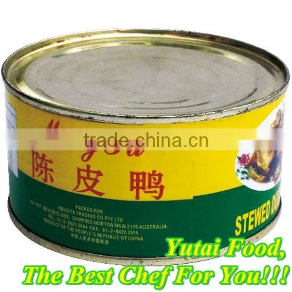 Food Tinplate Can Canned Stewed Duck With Orange Peel