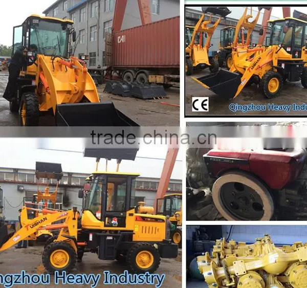 Chinese Farm Tractor Machine Radlader With Ce, Industrial Equipment 1.0 Ton Hoflader for Sale photo-3