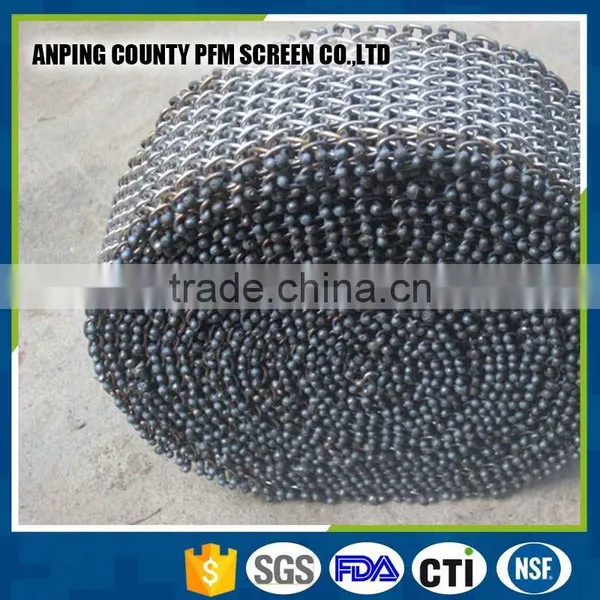 MSDS Approvaled Ss Conventional Weave Flat Wire Conveyor Belt photo-6