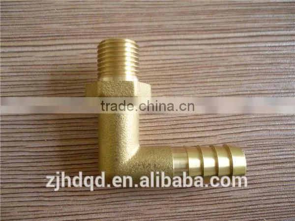 Forged Brass Male Thread Elbow Hose Barb Fittings photo-3