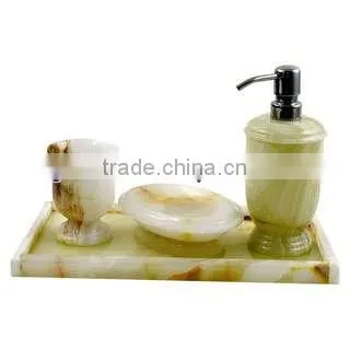 NATURAL COLOR Luxury Colorful Free Sample for Natural ONYX BATHROOM ACCESSORIES COLLECTION photo-3