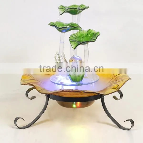 Glass Water Fountain for Desktop Decoration photo-6