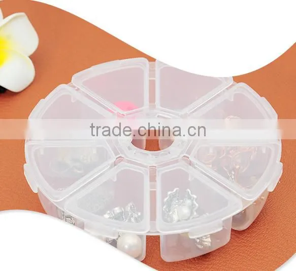 Round 8Lattice Transparent With Cover Storage Box photo-3