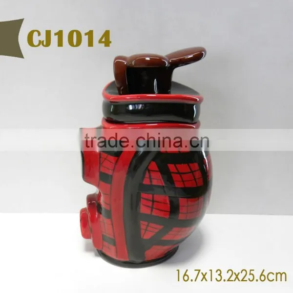 Hand Painting Ceramic Novelty Cookie Jar photo-4