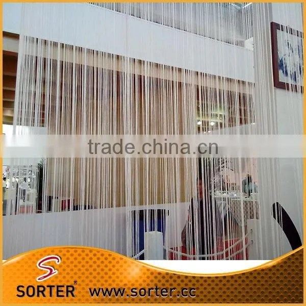 Decorative White Polyester String Curtain Vertical Blinds for Divider photo-4