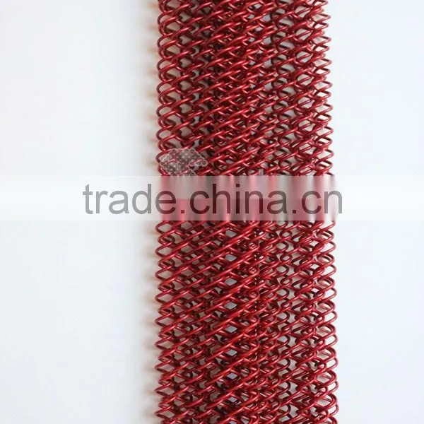 Customing Made Red Metal Wire Mesh Custom Room Divider photo-3