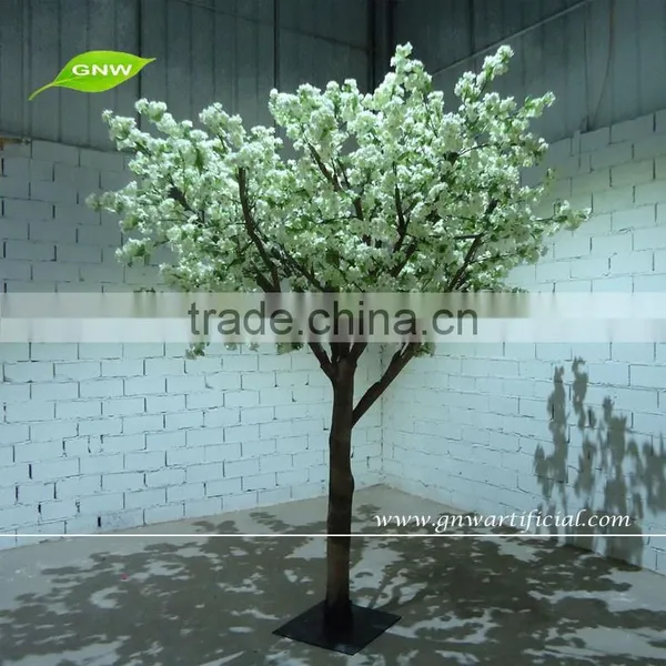 GNW 9ft Fake Blossom Tree Cherry Branches Wedding Tree With Wooden Trunk for Wedding Decoration photo-2