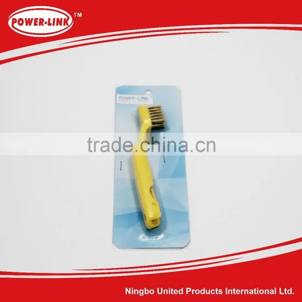Colorful Wire Brush Plastic Handle Copper Wire Brush Cleaning Brush photo-2