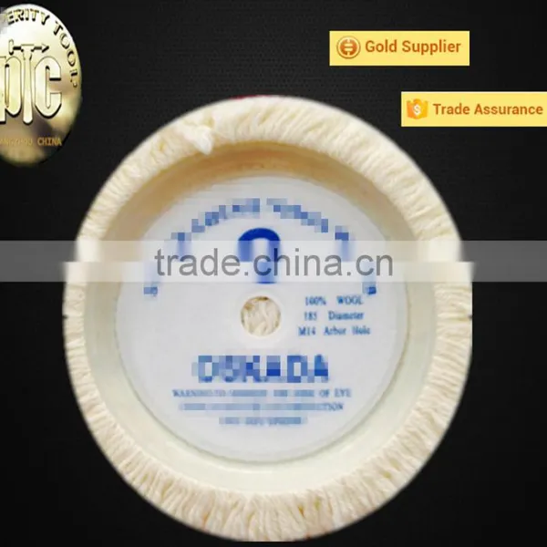 9" Double/Single Side Wool Polishing Pad photo-2