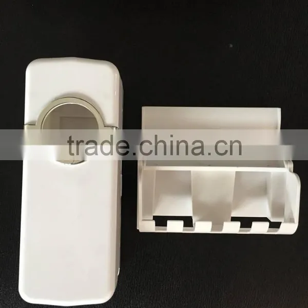2016 as Seen on tv Hands Free Toothpaste Dispenser & Stick on Toothbrush Holder photo-3