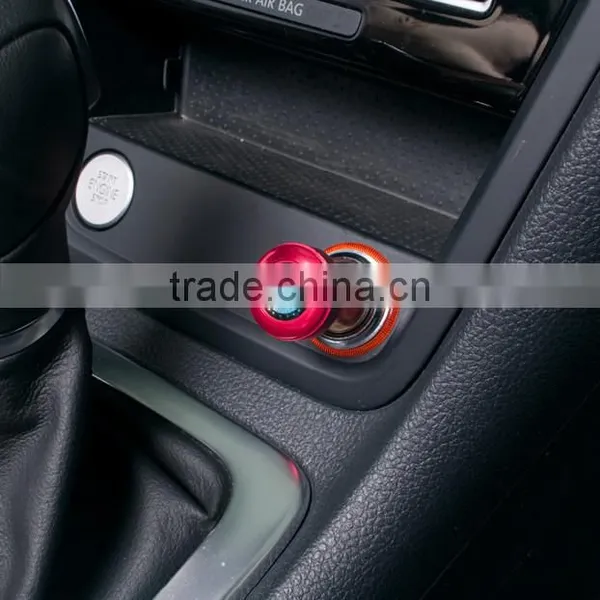 Red and White Color Universal Metal Plastic DC 12V Car Cigarette Lighter Plug photo-3