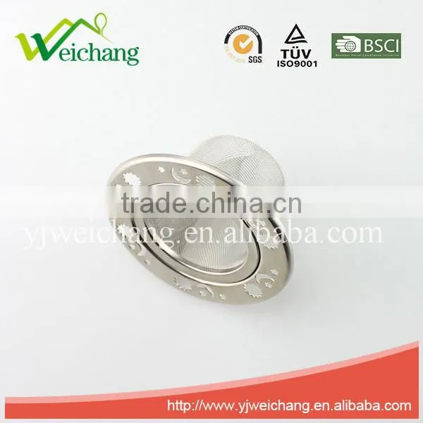 WCZ120 Good Quality Hot Sale Stainless Steel Mesh Tea Tools Tea Strainer Tea Infuser Rust Resistant photo-3